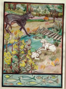 "Le loup et l' agneau" 